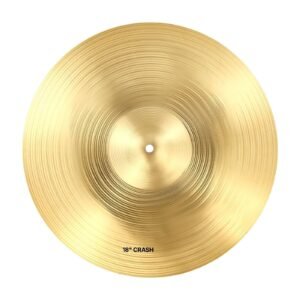 cymbal pack, 4 pieces cymbals for drum set, alloy cymbals drum set includes 14 inch hi hats, 16 inch crash, 18 inch crash, 20 inch ride, drumsticks & cymbal bag, alloy cymbal pack for drummer