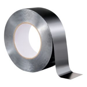 deck joist tape, 2 inch x 50 ft, 10 pack, weather resistant waterproof flashing butyl joist tape for decking, self adhesive, for wood decks, beams roofs, rvs, house, and pipes repair, black