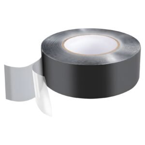 deck joist tape, 2 inch x 50 ft, 10 pack, weather resistant waterproof flashing butyl joist tape for decking, self adhesive, for wood decks, beams roofs, rvs, house, and pipes repair, black