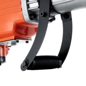 demolition jack hammer, 2200w electric jackhammer heavy duty, 1350 bpm concrete breaker, 2pcs chisels bit chipping with case