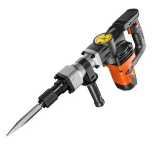 demolition jack hammer concrete breaker 1400w electric hammer 2 chisel bit