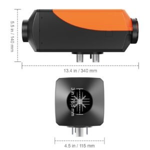 diesel air heater 12v 2kw bluetooth app lcd display for car bus rv