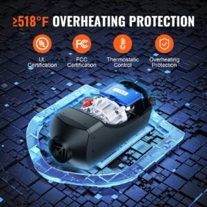 diesel air heater 12v 2kw lcd display remote control for car bus rv