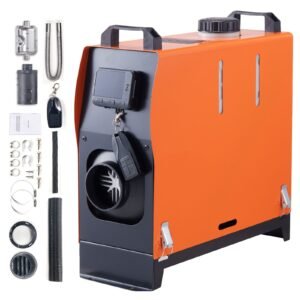 Diesel Air Heater, 12V 5KW All-on-one Diesel Heater with Remote Control and LCD, 5L Fuel Tank Portable Diesel Parking Heater, Rapid Heating for RV Trailer Camper Van Boat