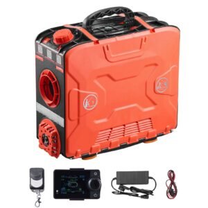 Diesel Heater, 8KW, DC 12V, All in One Portable Diesel Air Heater with Bluetooth APP Control, Remote Control and LCD Screen, 1.2 Gal Fuel Tank for Vehicles, Vans, RVs, Campers, and Garages