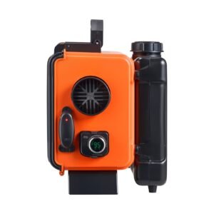 diesel heater, 8kw, dc 12v/24v, all in one portable diesel air heater with remote control and lcd screen, fast heating low noise, 1.2 gal fuel tank for trucks, vans, rvs, campers, and garages