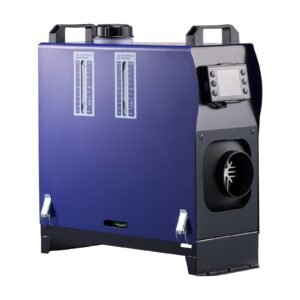 diesel heater, 8kw, dc 12v/24v, all in one portable diesel air heater with remote control and lcd screen, fast heating low noise, 1.3 gal fuel tank for vehicles, vans, rvs, campers, and trucks