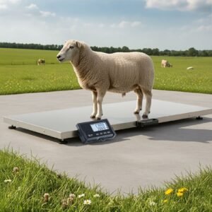 digital shipping scale, 0.1 lbs high accuracy, 660 lbs postal scale with lcd display, hold/tare function & ac/dc power supply, fit for packages, postage, luggage, battery & adapter included