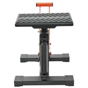 dirt bike lift stand, motorcycle jack lift stand 440 lbs capacity and hydraulic lift operation, adjustable height hoist table, for dirt pit bike repair, maintenance, dirt bike accessories