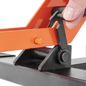 dirt bike lift stand, motorcycle jack lift stand 440 lbs capacity and hydraulic lift operation, adjustable height hoist table, for dirt pit bike repair, maintenance, dirt bike accessories