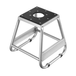 dirt bike stand, 1100 lbs load capacity dirtbike pit stand, universal non slip off road steel heavy duty dirtbike maintenance lift, moto box stand for motorcycle & powersports maintainence