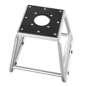 dirt bike stand, 1100 lbs load capacity dirtbike pit stand, universal non slip off road steel heavy duty dirtbike maintenance lift, moto box stand for motorcycle & powersports maintainence