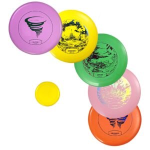 Disc Golf Set, 5 PCS Beginners Flying Discs, Disc Golf Starter Set for Full-Body Strength Training, with Putter, Mid-Range, Driver, Mini Marker, PDGA Approved for Outdoor Backyard, Lawn, Beach