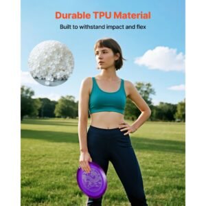 disc golf set, 8 pack disc golf starter set, beginners flying discs for full body strength training, with putter, mid range, driver, pdga approved, for outdoor backyard, lawn, beach, and park