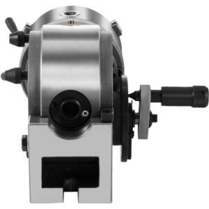 dividing head bs 0 5inch 3 jaw chuck dividing head set precision semi universal dividing head for milling machine rotary table tailstock milling set (5 inch chuck)