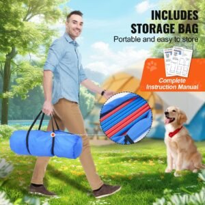 dog agility training equipment, 4 pcs set adjustable high hurdles and jump ring, puppy obstacle course jump starter kit with poles storage bag for backyard, indoor, outdoor
