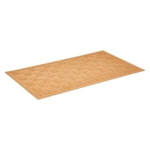 Door Mat, 29.53 x 17.72 Inch, Front Door Mat Outside Entrance with Non-slip Rubber Backing, Dirt-Resistant & Absorbent, Easy to Clean, Low-Profile Doormat for for Entryway, Patio, Porch, Beige