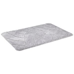door mat, 35.83 x 24.02 inch, front door mat outside entrance with non slip tpr backing, dirt resistant & absorbent, easy to clean, low profile doormat for for entryway, patio, porch, grey
