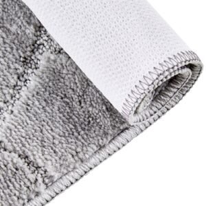 door mat, 35.83 x 24.02 inch, front door mat outside entrance with non slip tpr backing, dirt resistant & absorbent, easy to clean, low profile doormat for for entryway, patio, porch, grey
