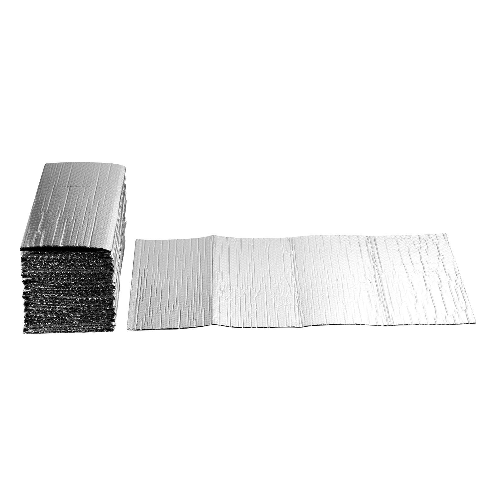 double reflective insulation sheet, 16pcs double sided aluminum foil radiant barrier, 6mm 24 in x 4 ft, dual layer air bubble heat reflective shield, thermal insulation rolls