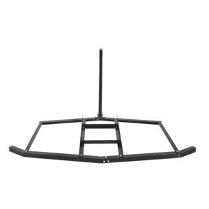 Drag Harrow, 74" Width Tow Behind Drag Harrow, Q235 Steel Driveway Grader with Adjustable Bars & Pin Hitch, Support up to 50 lbs, Tractor Driveway Harrow for ATVs, UTVs, Garden Lawn Tractors