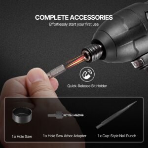 drill bit set, 70 pieces drill and driver bit set, screwdriver bit set suitable for wood metal cement drilling and screw driving, drill bit sets combo kit assorted in organized carrying case