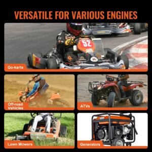 drive clutch, 2 8hp engine, 2000 rpm high strength drive clutch with asymmetric designed wheels & robust rubber belt, sturdy & durable clutch with full accessories, fit for various engines