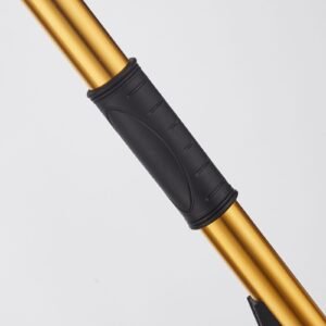 drywall flat box handle, 40'' 64'', anodized aluminum flat finishing extension handle, 5 section length adjustable, non slip grip and 360° painting for plasterboard, wallboard, sheetrock
