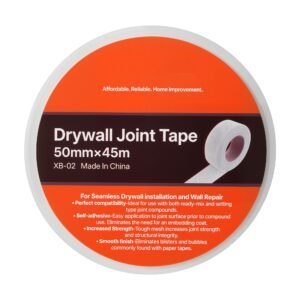 drywall mesh tape, 1.97 inch w x 147.64 ft l self adhesive fiberglass drywall joint tape, 36 rolls dry wall patch for easy sheetrock ceiling crack repair, to achieve smooth even wall surface