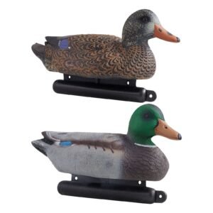 duck decoys, realistic floating duck decoys, weight forward swim, plastic duck hunting decoy outdoor for hunting, for pool, pond, and lake, garden yard decoration, easy to carry and use, 6 pack