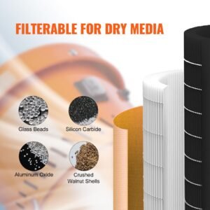 dust collection system: 1.6 hp dust collector media reclaimer with 1.8 gallon capacity universal fit for sandblaster cabinets and media blasters