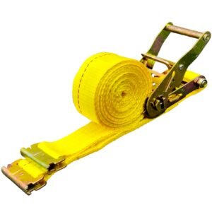 e track ratchet strap, 18pcs 2" x 15' e track straps 4400 lbs breaking strength, with polyester webbing & spring fitting & ratchets, durable tie downs for motorcycles, tire, trailer loads