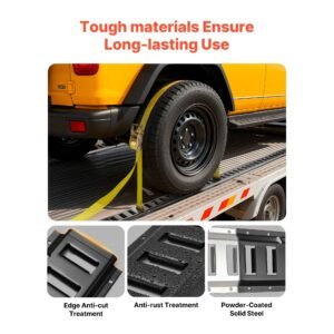 e track tie down rail kit, 4 pack 7.7 ft e track rails, 26 pcs includes 2 ratchet straps & 8 o rings & 8 tie offs with d ring & 8 end caps, fit for garages vans trailers motorcycles