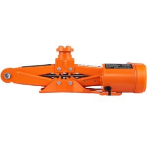electric car jack, 3 tons /6600 lbs scissor jack with electric impact wrench, 12v car jack with double saddles with remote control, portable car jack lifting for sedan, suv, truck tire change