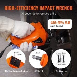 electric car jack, 5 ton/11023 lbs hydraulic jack with electric impact wrench, portable car lift with built in inflatable pump, and led light for suv mpv sedan truck change tires garage repair