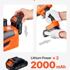 electric car jack, 5 tons /11000 lbs, electric scissor jack with electric impact wrench, tire change replacement with led light & remote control, portable jack kit for sedan, suv, truck