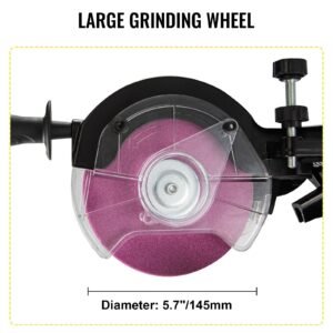 electric chainsaw sharpener, 230w professional multi angle adjustable chain grinder 3000rpm, electric chainsaw blade sharpener for 1/4" to 2/5" chains