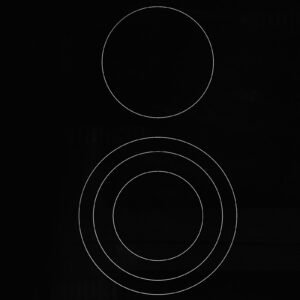 electric cooktop, 36 inch 5 burners built in electric stove top, 8600w ceramic top radiant cooktop with glass panel, touch control, timer, child lock, 9 heat level, 220 240v, hard wire (no plug)
