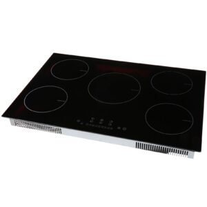 Electric Cooktop, 5 Burners, 30'' Induction Stove Top, Built-in Magnetic Cooktop 9200W, 9 Heating Level Multifunctional Burner, LED Touch Screen w/ Child Lock & Over-Temperature Protection