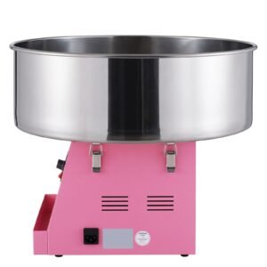 electric cotton candy machine, 1000w candy floss maker, commercial cotton candy machine with stainless steel bowl, and sugar scoop, perfect for home kids birthday, family party (pink)