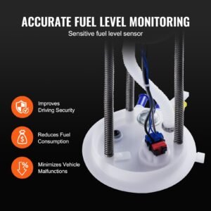 electric fuel pump module assembly, compatible with chevrolet silverado 1500 1999 2003, 2500 1999 2003, 3500 2001 2003, and gmc sierra 1500 1999 2003, 2500 1999 2003, 3500 2001 2003