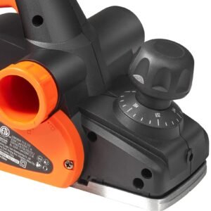 electric hand planer, 3 1/4" width corded electric hand planer, 16500 rpm high speed powerful electric handheld planers for woodworking, wood chamfer diy, smooth finish carpentry tool, fcc sdoc