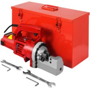 Electric Rebar Cutter, 1250W Portable Electric Hydraulic Rebar Cutter, Cutting up to 3/4 Inch #6 4-20mm Rebar within 4 Seconds,110V,with Easy to Carry Stainless Box