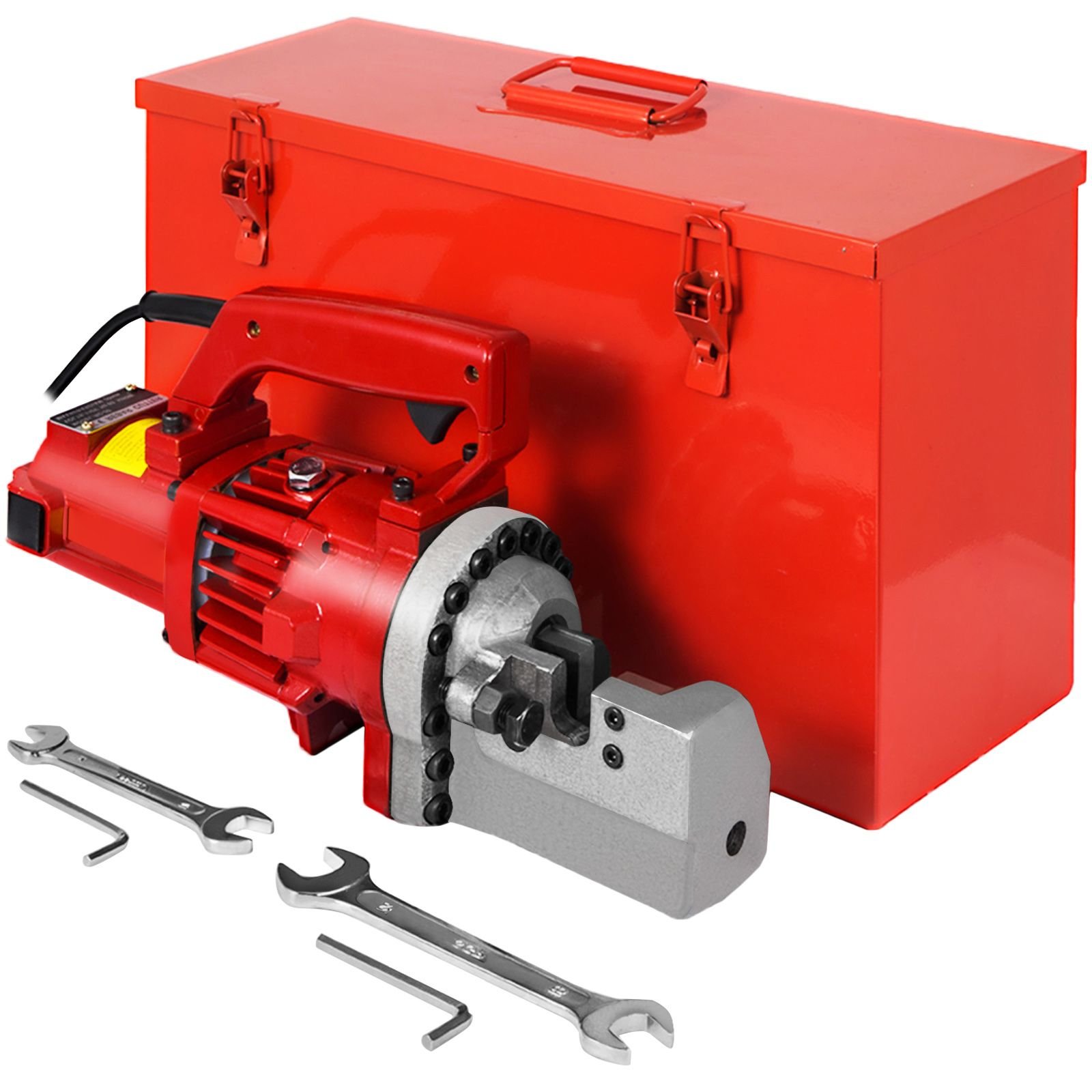 electric rebar cutter, 1250w portable electric hydraulic rebar cutter, cutting up to 3/4 inch #6 4 20mm rebar within 4 seconds,110v,with easy to carry stainless box