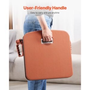 electric seat assist lifting cushion, 200lb capacity, up to 34° chair lift assist device, with one button control & dual power options, portable lifting seat with carry handle, for sofa bed car