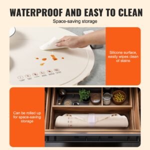 electric warming tray, food warming mat for buffet, rollable & portable silicone food warmer with 4 adjustable temperature settings, auto shut off & child lock, perfect for parties, catering