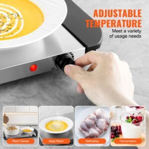 electric warming tray, food warming trays for buffet, warming trays with adjustable temperature control, portable stainless steel food warmer, hot plate perfect for parties, catering, holidays