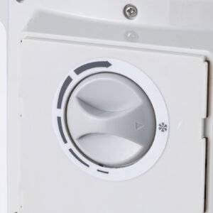 electric water heater, 18 gallon tank instant hot water heater, 1.6kw tankless water heater w/ led display,knob control, ipx4 waterproof side connection on demand heaters for shower, bath