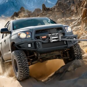 electric winch, 10000 lbs load capacity, 12v dc truck winch with Φ21/64 in x 65 ft steel rope, wireless & wired remote control, ip55 waterproof for towing suv jeep trailer boat off road vehicle