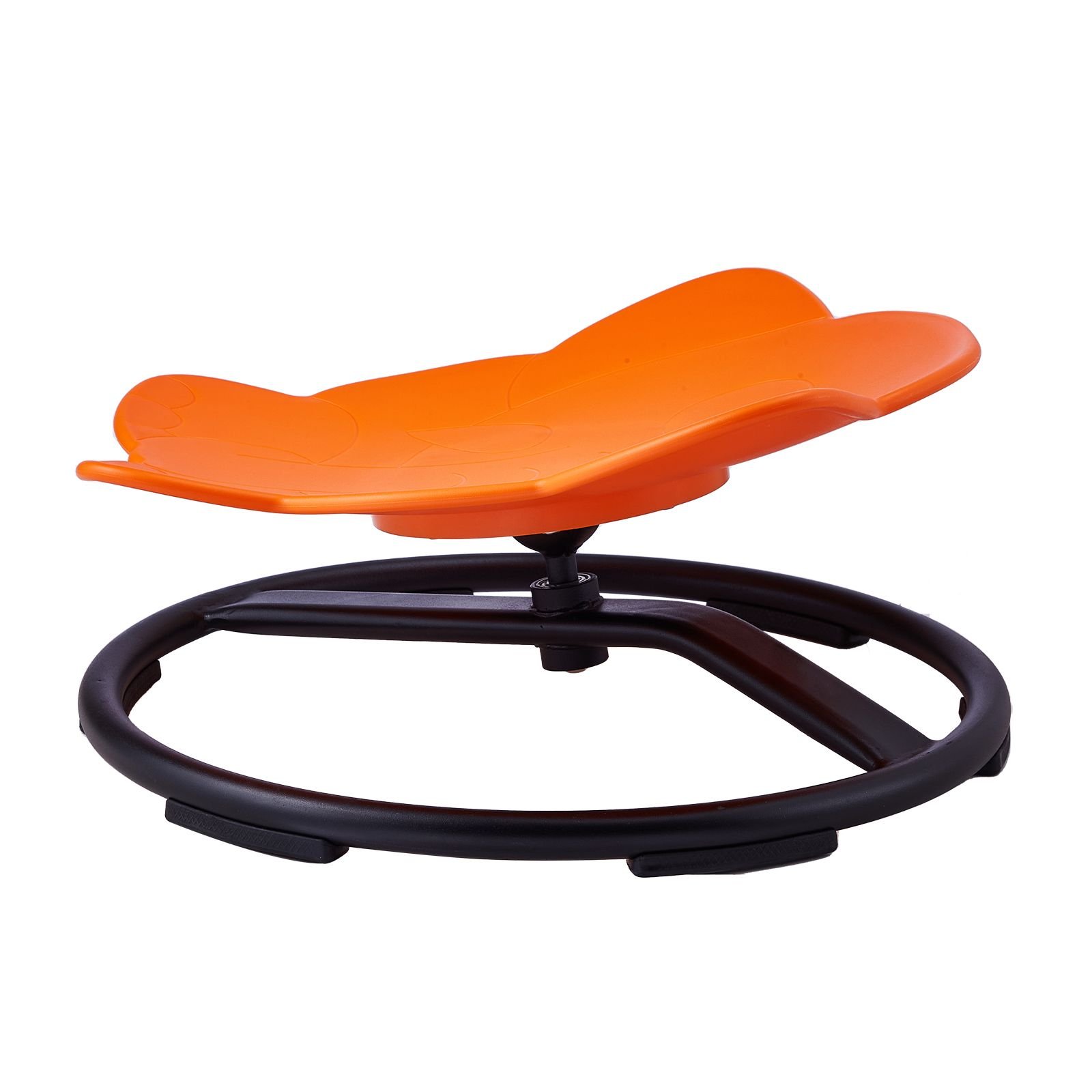 elephant kids swivel chair, 220 lbs capacity, 360° spinning chair, autistic kids sensory toy chair with non slip metal base, toddler sit and spin chair for coordination balance focus orange